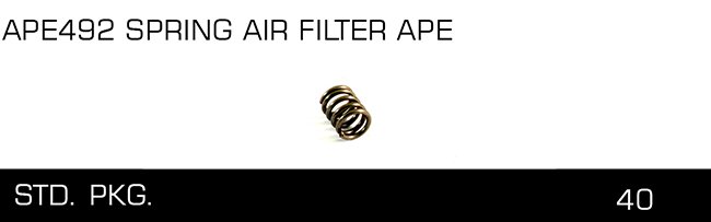 APE492 SPRING AIR FILTER APE